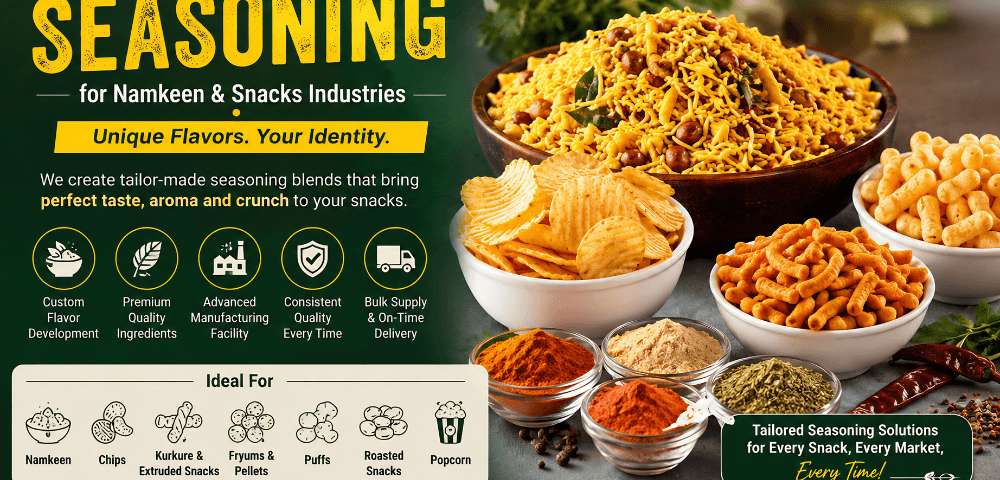 Customized Seasoning for Namkeen & Snacks Industry India